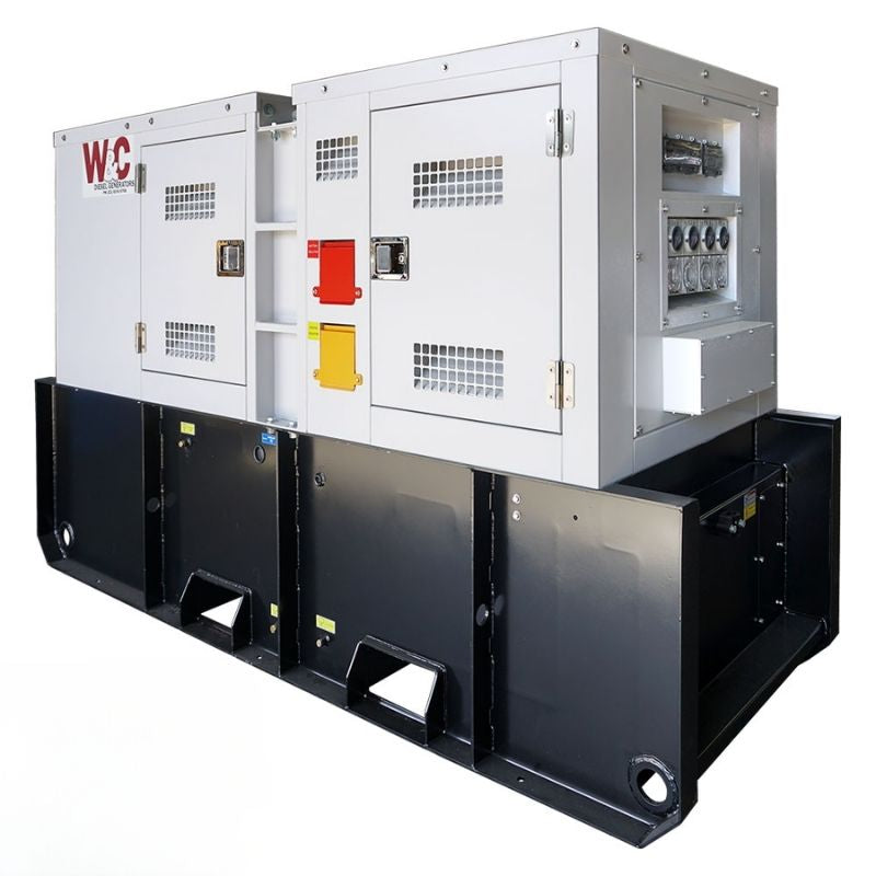 42kVA Welling & Crossley Cummins three phase hire diesel generator ED42CuYE/3-SH with acoustic canopy