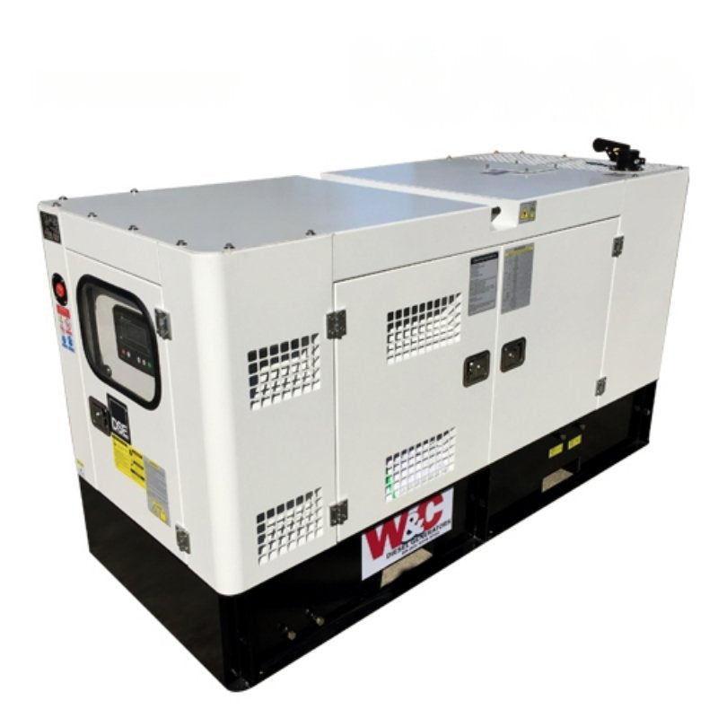 25kVA Welling & Crossley Kubota three phase diesel generator ED25KYE/3 with acoustic canopy
